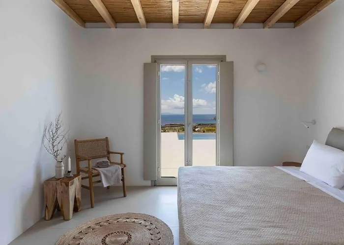 别墅 Stephanie With Heated Pool, By Red Windmill 卡拉法蒂斯